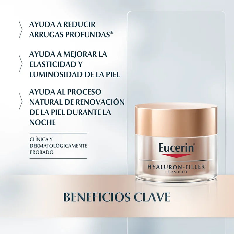 Eucerin Hyaluron-Filler +Elasticity Crema Facial de noche
