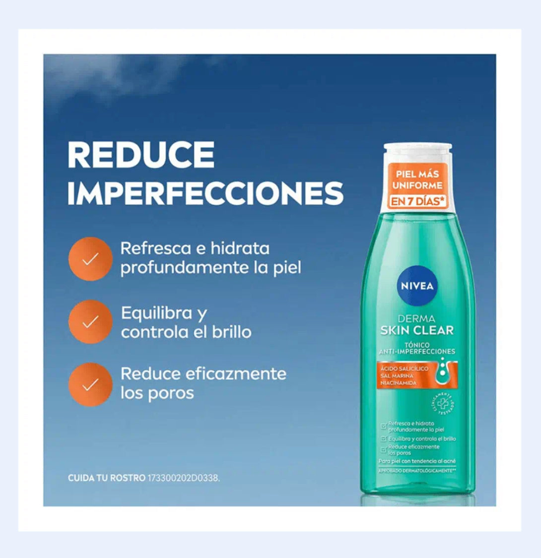 Nivea Derma Skin Clear Tonico-Imperfecciones