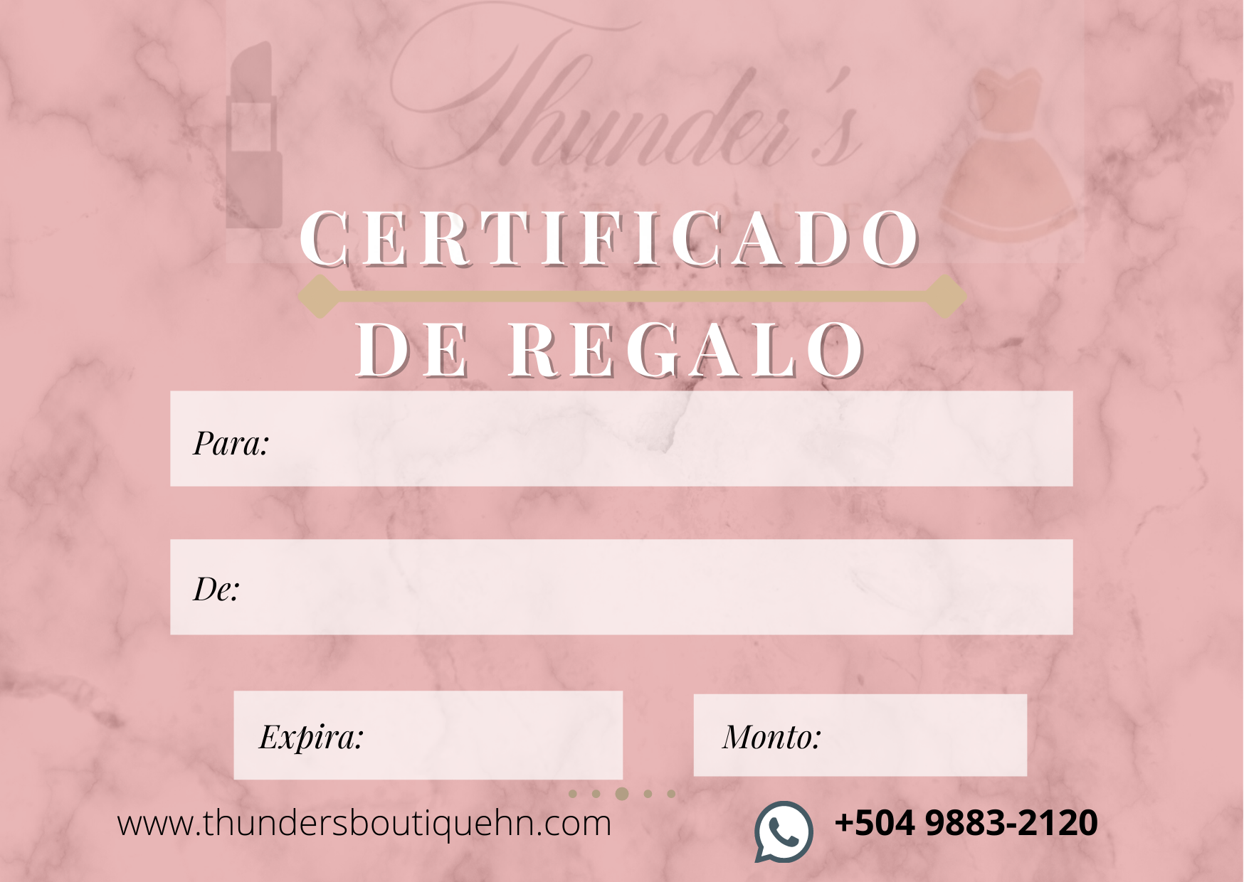 Certificado de Regalo