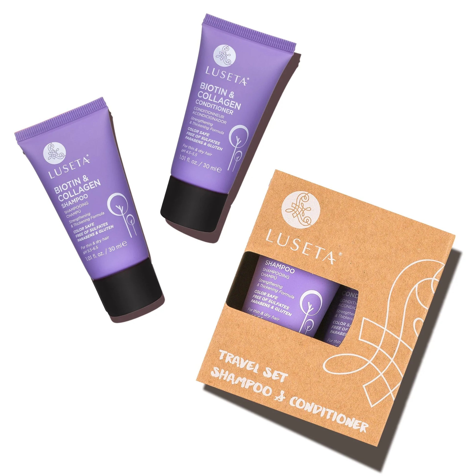 Luseta Beauty Biotin& Collageno Travel Set