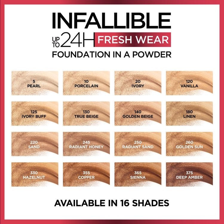 Polvos Base Loreal Infallible 24hr Fresh Wear