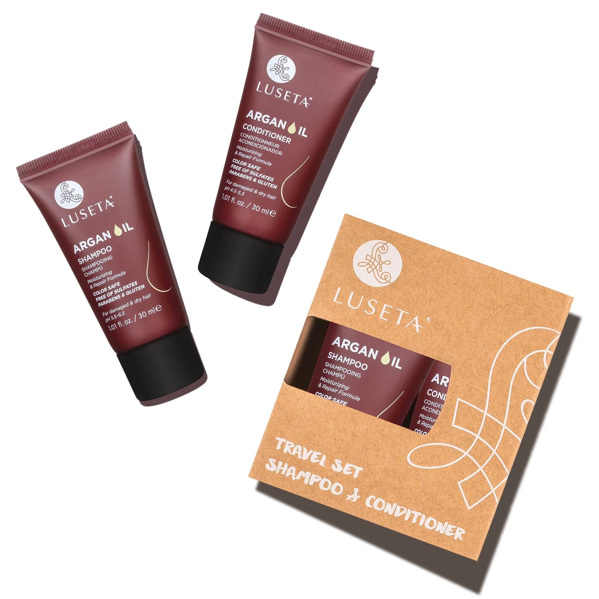Luseta Beauty Argan Oil Travel Set
