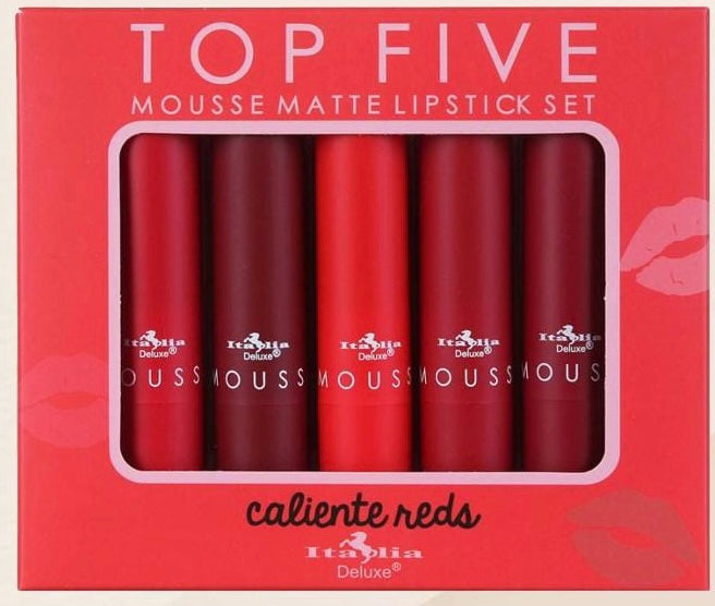 Italia Kit de Labiales Top Five Caliente Reds