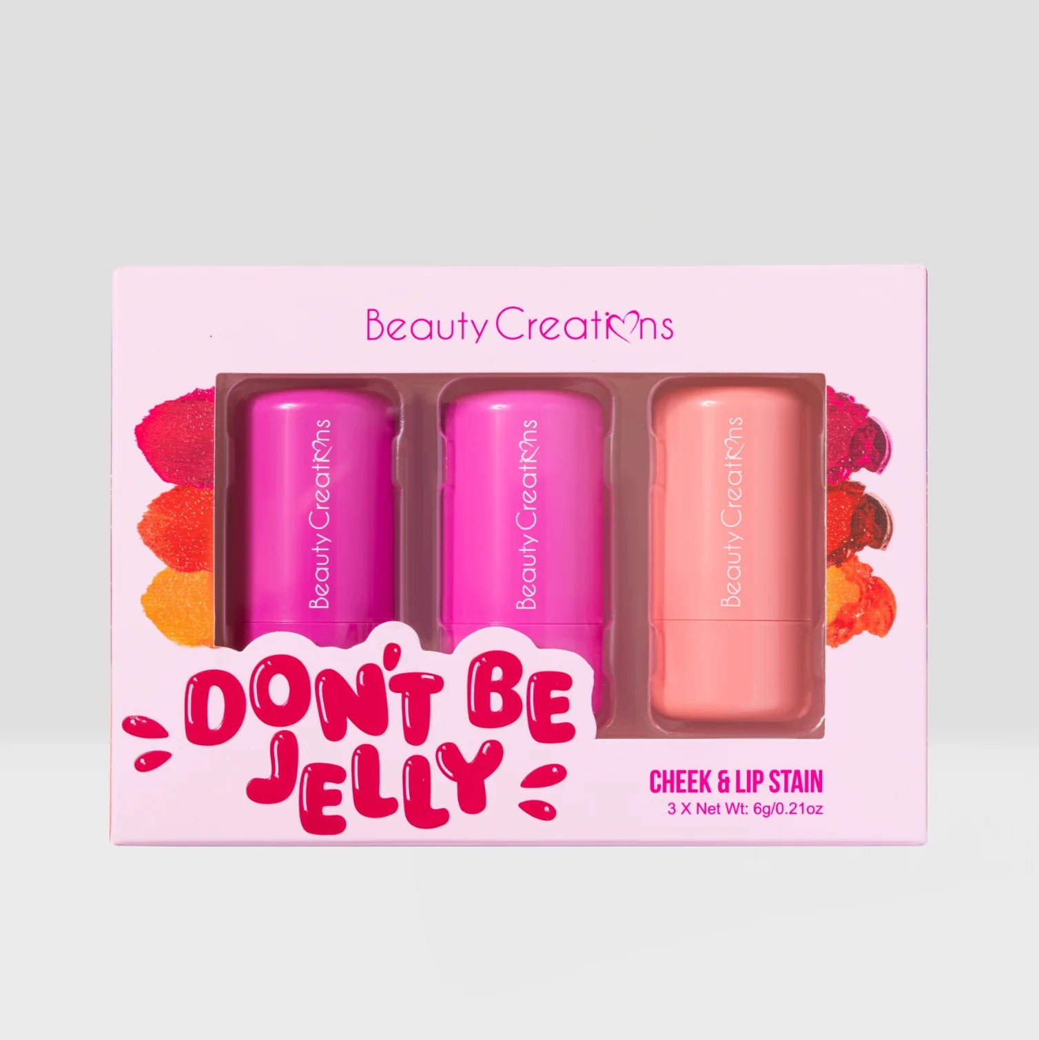 Beauty Creations Cheek & Lip Stain Don’t Be Jelly Set