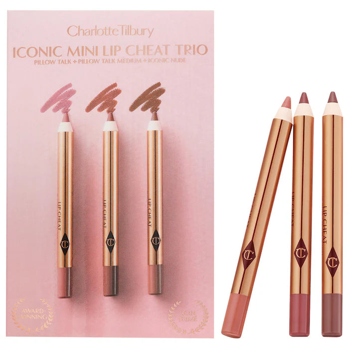 Charlotte Tilbury Iconic Mini Lip Cheat Trío