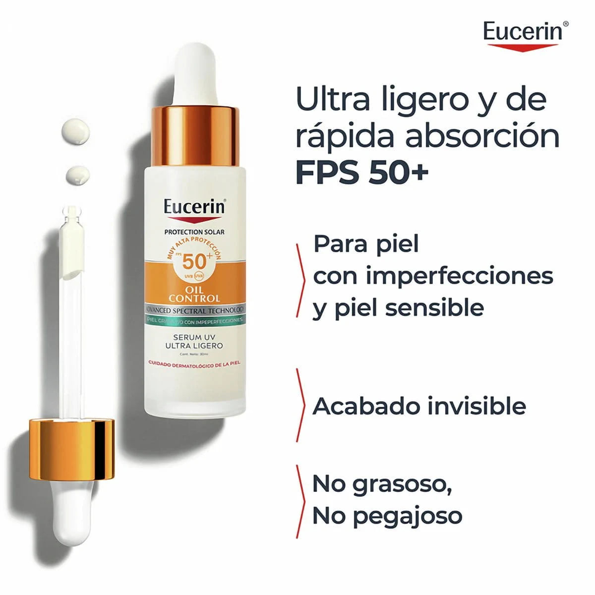 Eucerin oíl control serum uv ultra ligero