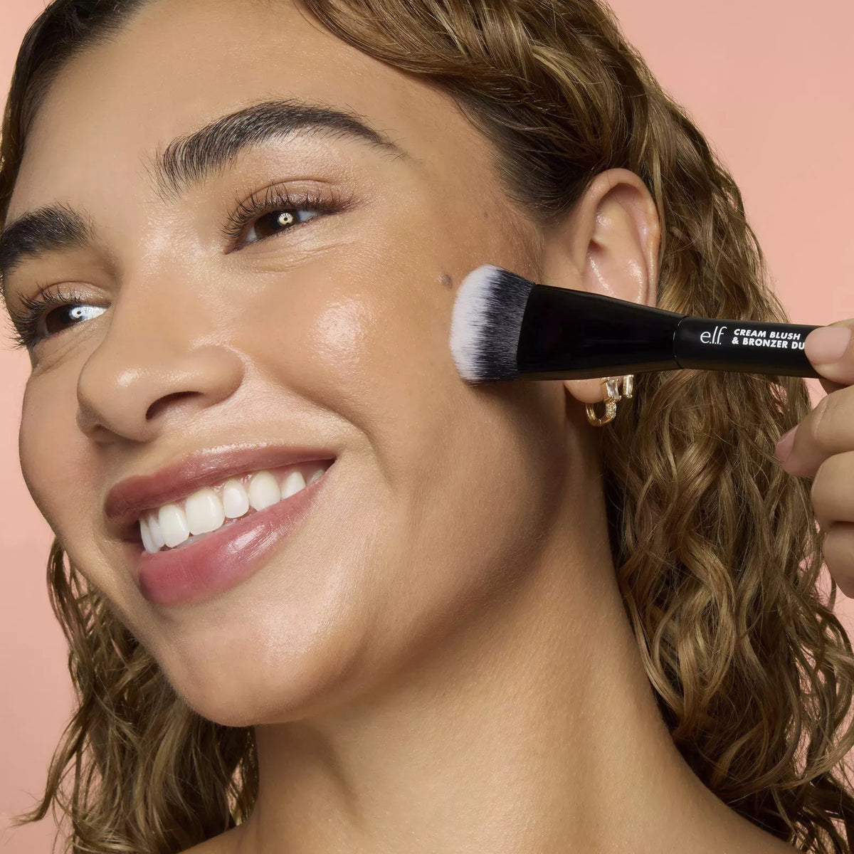 Elf Cream Blush & Bronzer Dúo Brush