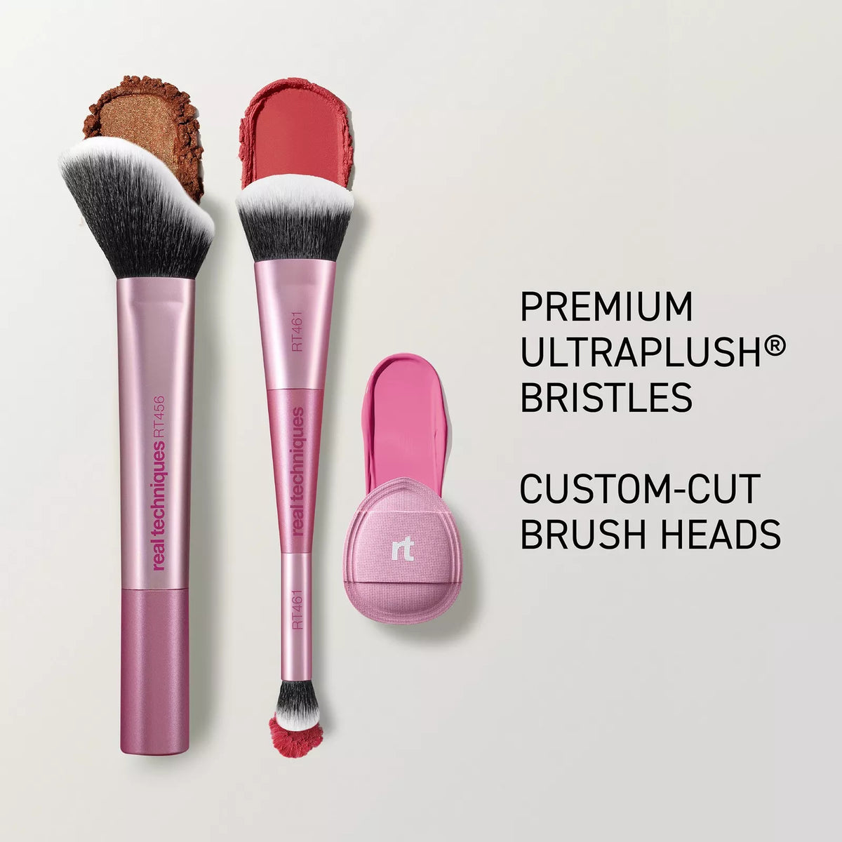Real Techniques Cheeky Trio Makeup Brush & Sponge Set