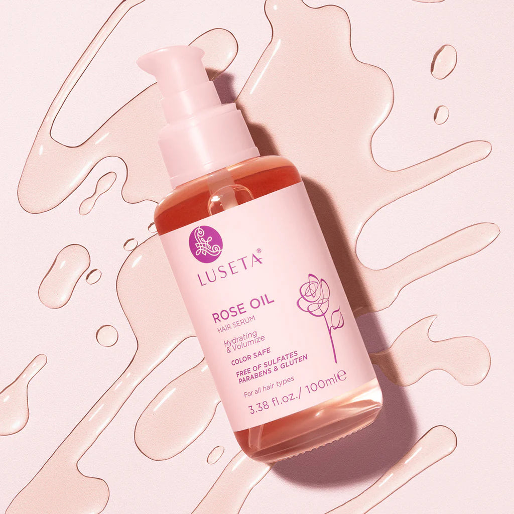 Luseta Rose Oil Hair Serum Hydrating & Volumize