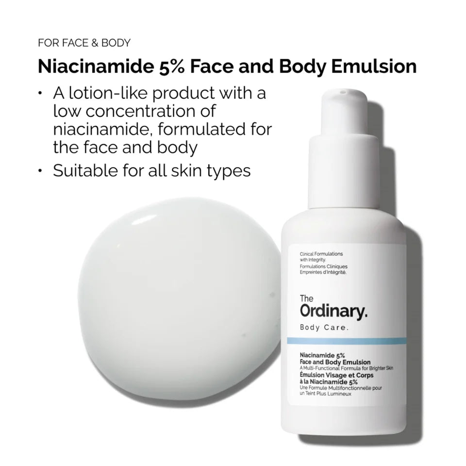 The Ordinary Body Care Niacinamide Face and Body Emulsion