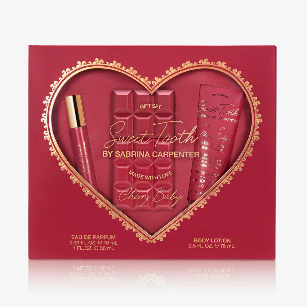 Sweet Tooth by Sabrina Carpenter Cherry Baby 3pcs Gift Set