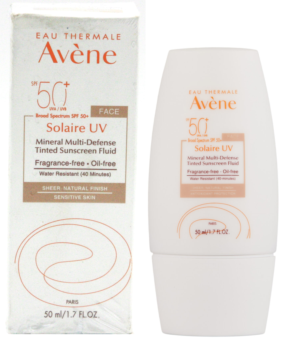 Avene Mineral Sunscreen Multi-Defense Fluid Tinted SPF 50+