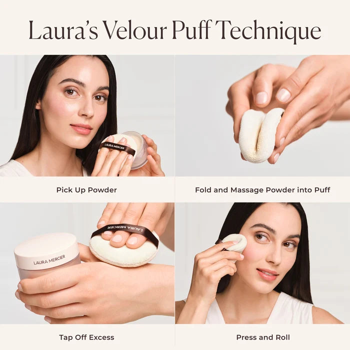Laura Mercier Traslucent Setting Powder & Puff Indulgent Icons