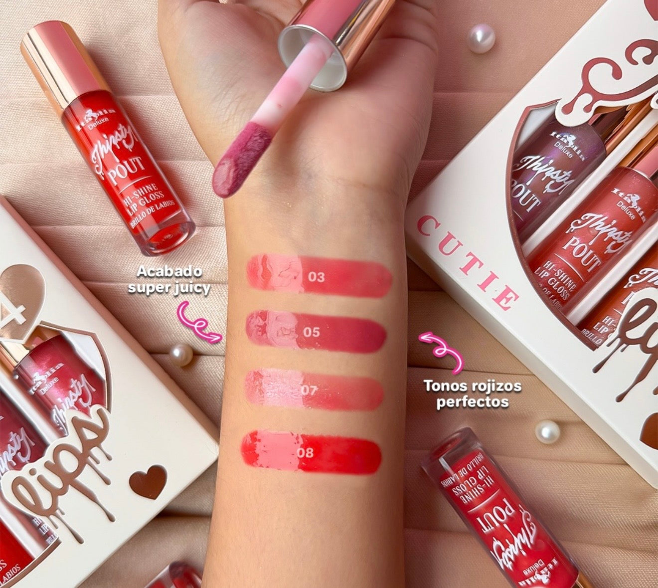 Italia Deluxe Thirsty Pout Gloss Set