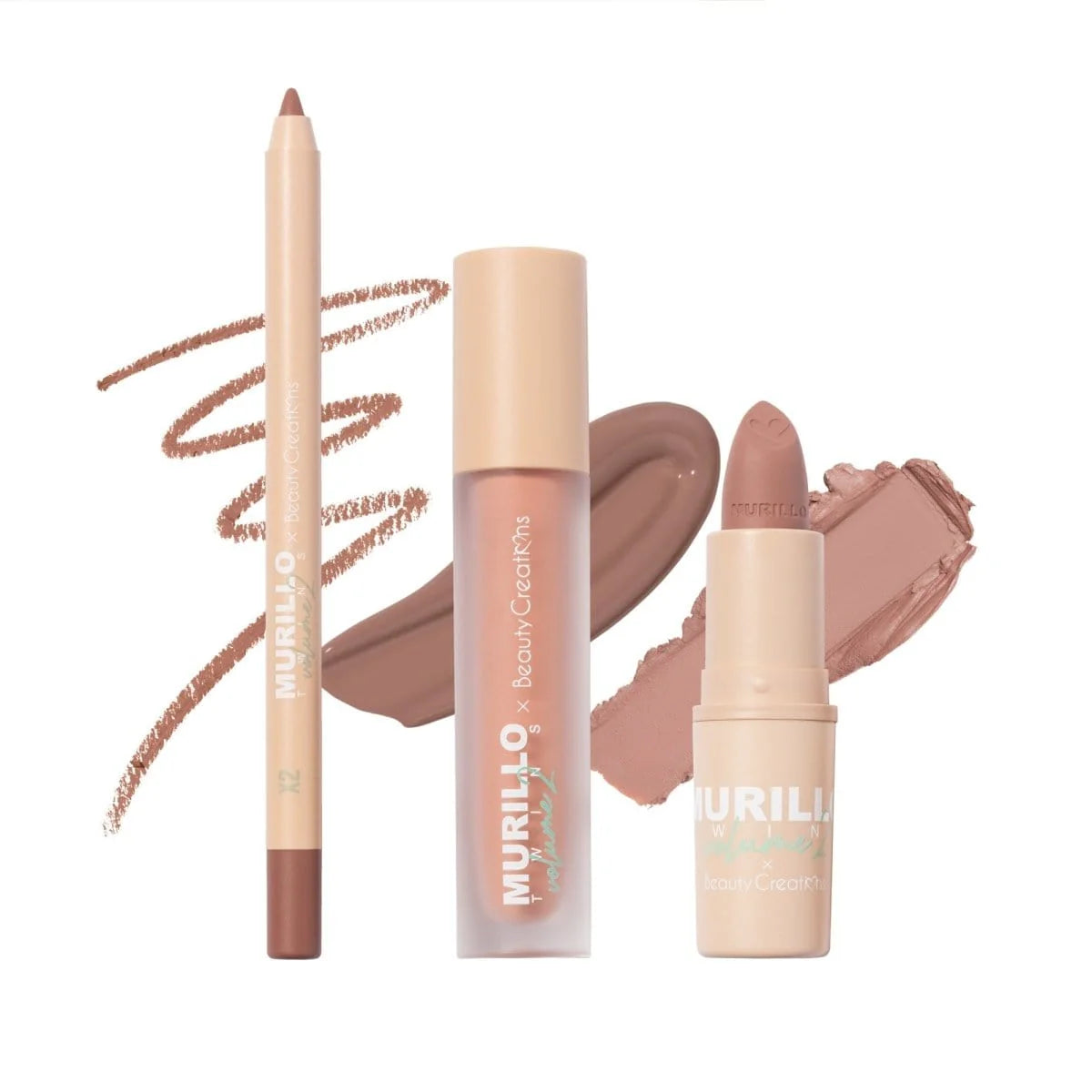 Beauty Creations x Murillo Twins Love Me Mude Lip Trío