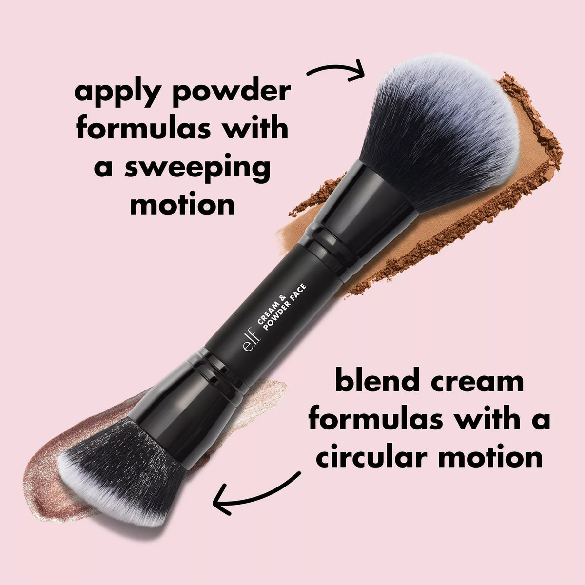 Elf Cream & Powder Face Brush