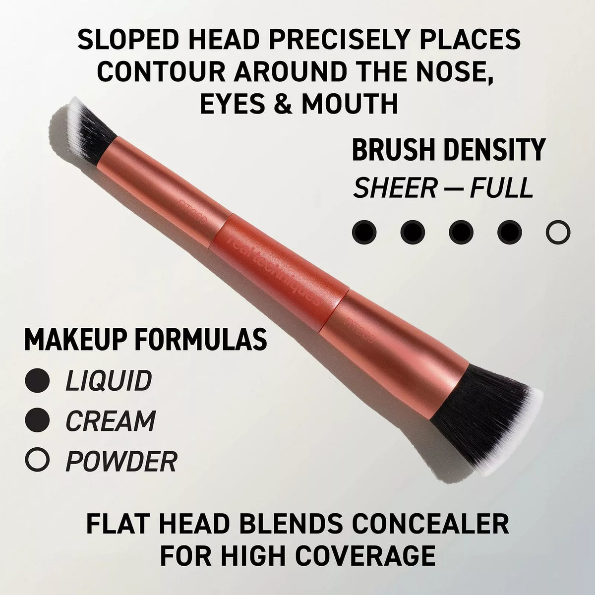 Real Techniques Big Blends Energy Brush + Dual Ended Makeup Brush Set
