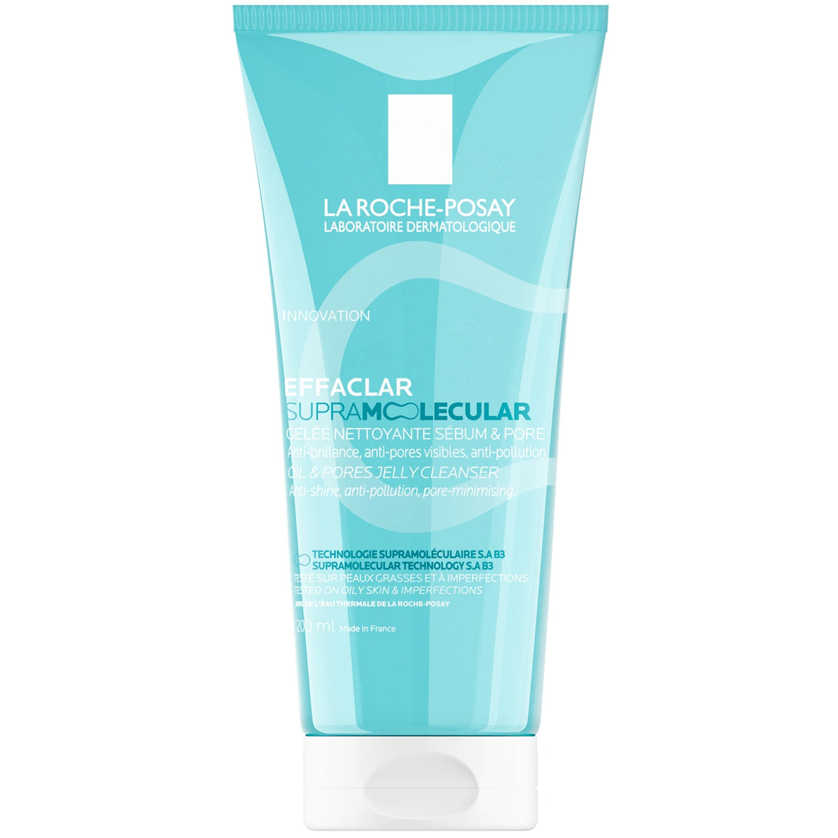 LA ROCHE-POSAY.  GEL LIMPIADOR EFFACLAR SUPRAMOLECULAR PARA REDUCIR LOS POROS Y EL EXCESO DE GRASA