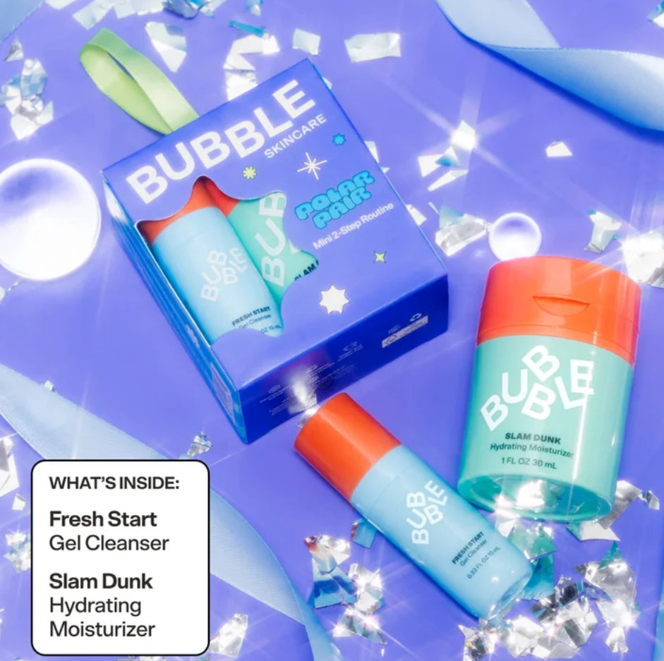 Bubble Skincare Polar Pair Mini 2 Step Routine