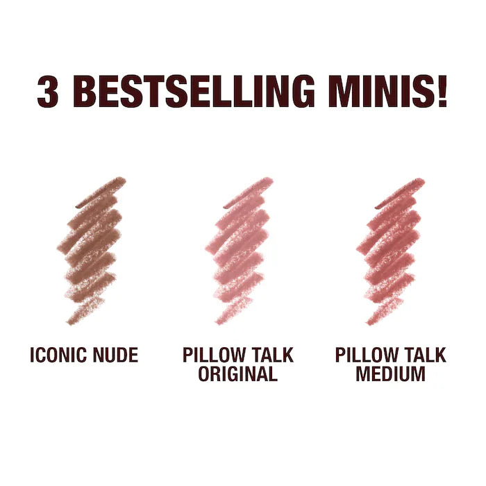 Charlotte Tilbury Iconic Mini Lip Cheat Trío