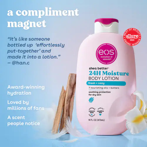 eos Shea Better 24H Moisture Body Lotion - Fresh & Cozy