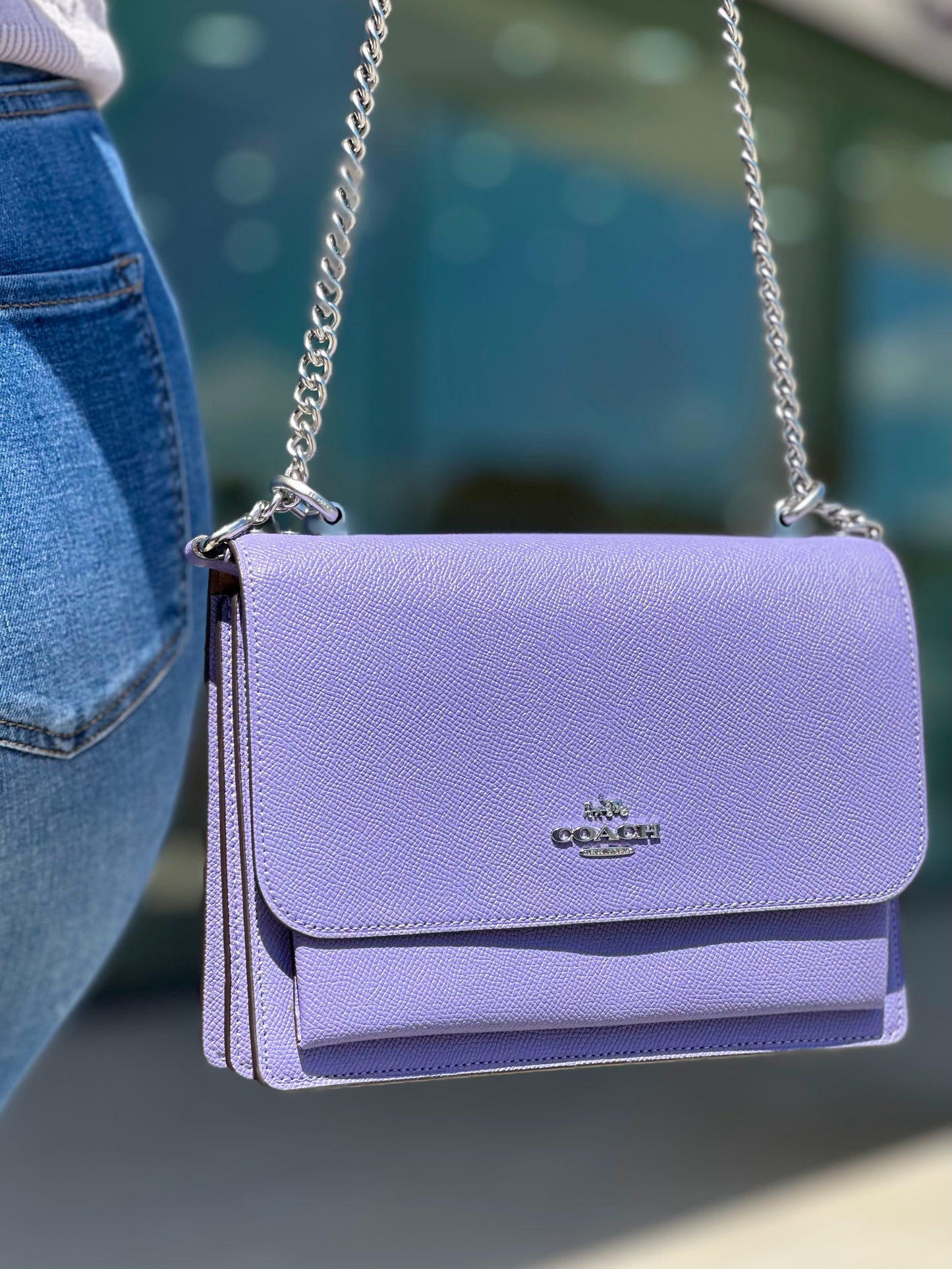 Coach Purple Handbag