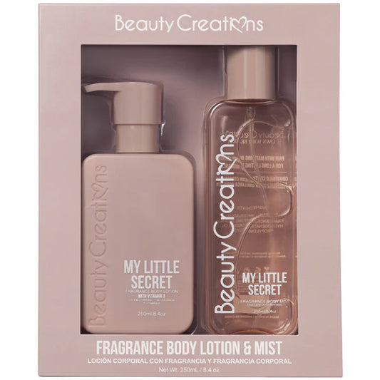 Beauty Creations Body Lotion and Fragance Set My Little Secret