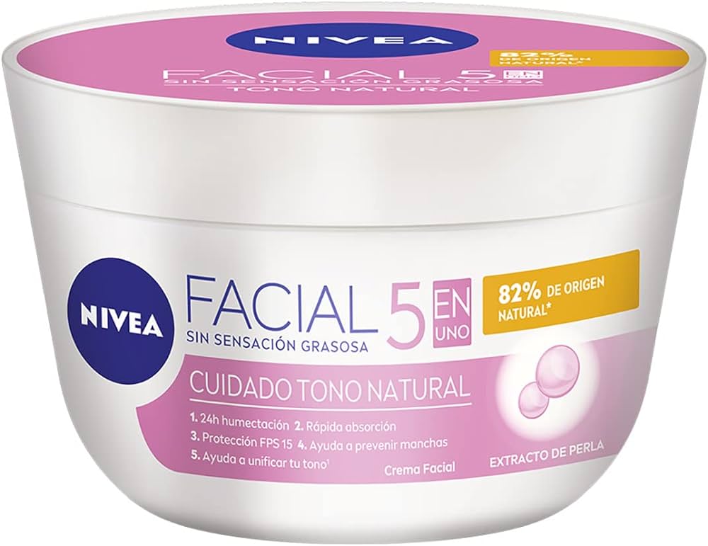 Nivea Crema Facial Tono Natural 5in1 Aclarante