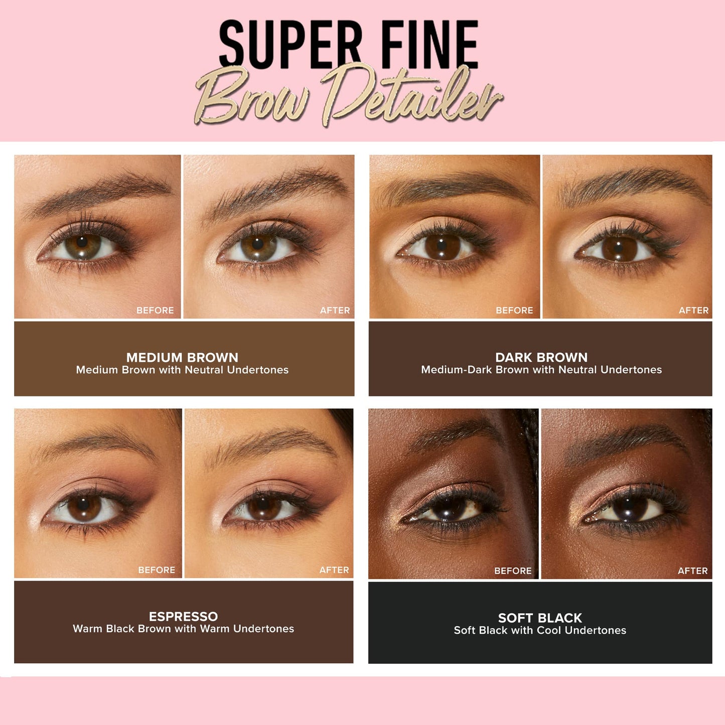 Too Faced Super Fine Brow Detailer Eyebrow Pencil