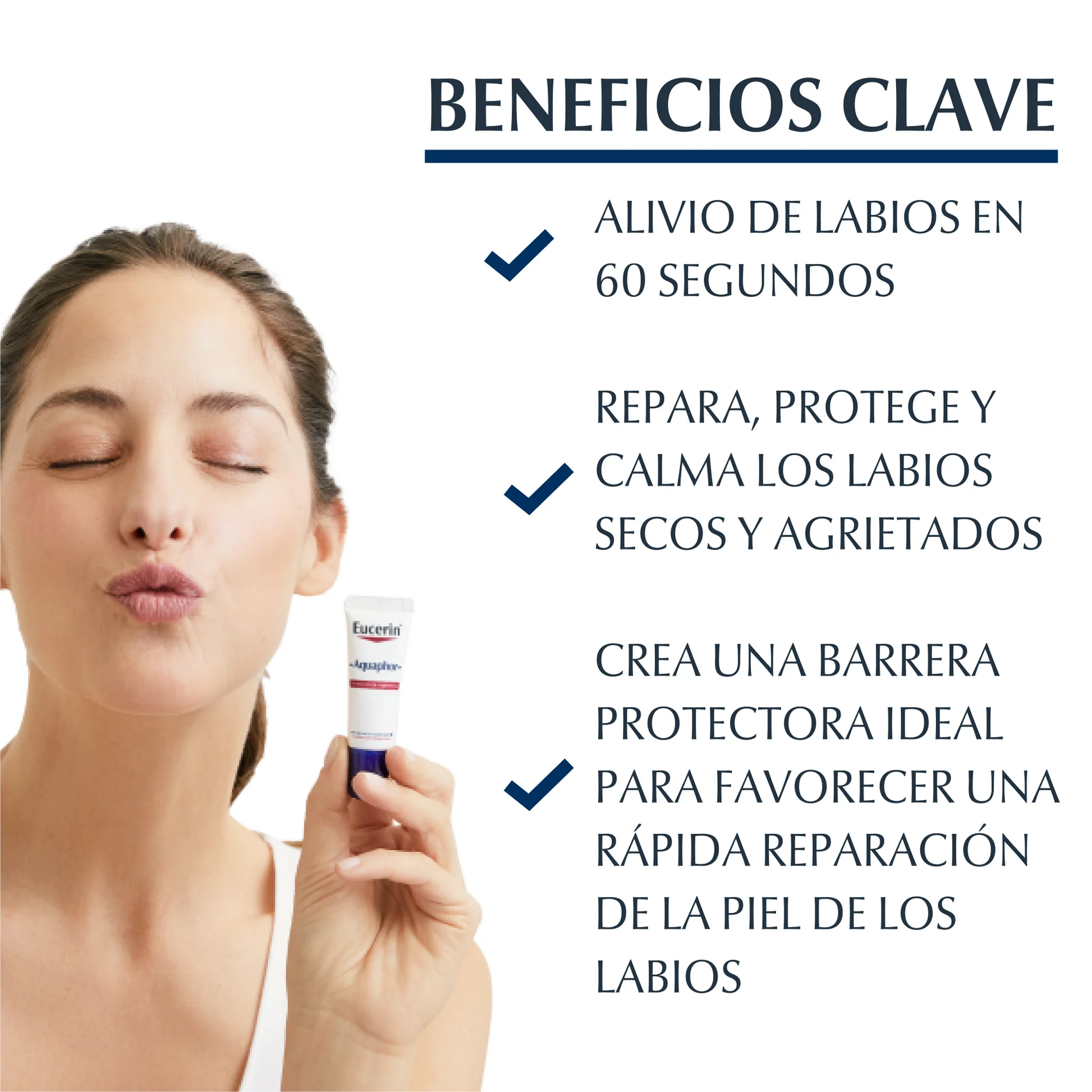 Eucerin Aquaphor Reparador de Labios SOS