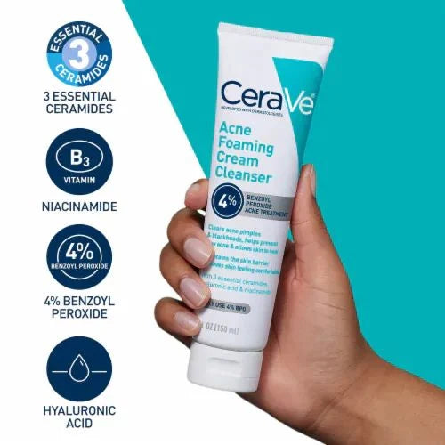 Cerave Acné Foaming Cream Wash 4%
