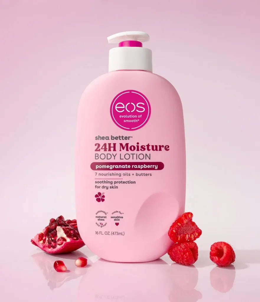 eos Shea Better 24H Moisture Body Lotion - Pomegranate Raspberry