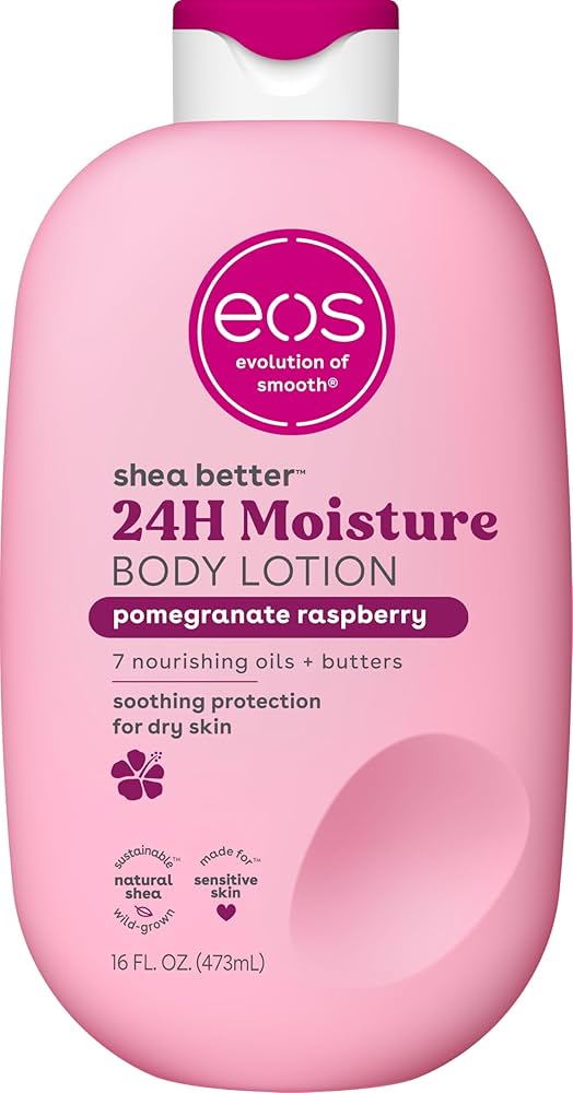 eos Shea Better 24H Moisture Body Lotion - Pomegranate Raspberry