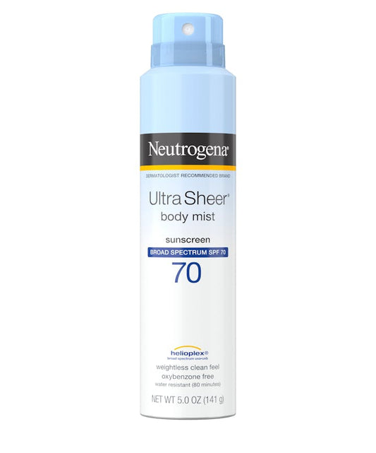 Neutrogena Ultra Sheer Lightweight Sunscreen Spray SPF 70