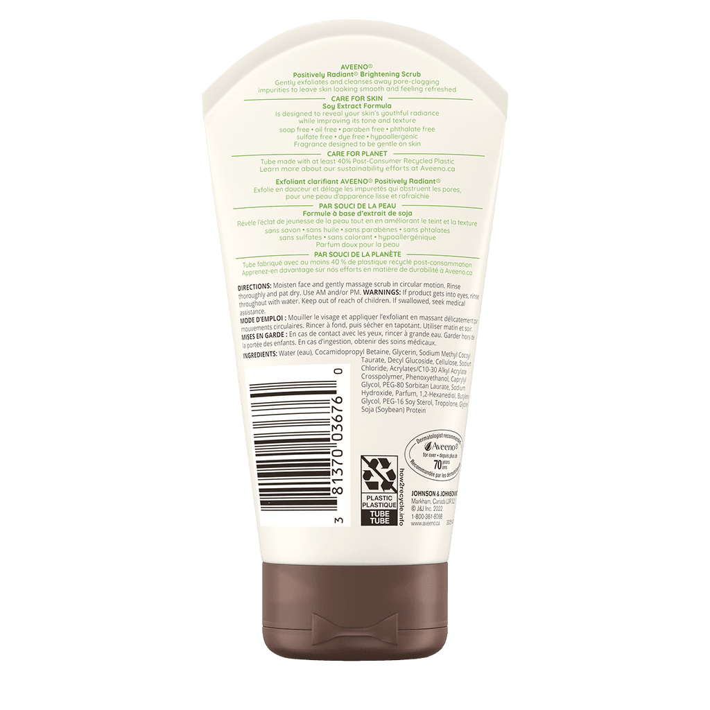 Aveeno Positively Radiante Brightening & Exfoliating Scrub