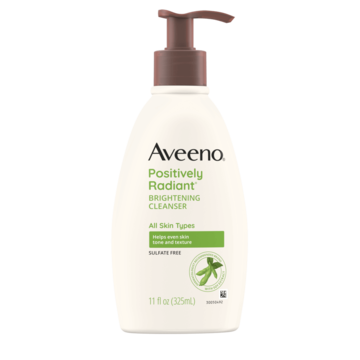 Aveeno Positively Radiant Brightening Facial Cleansed