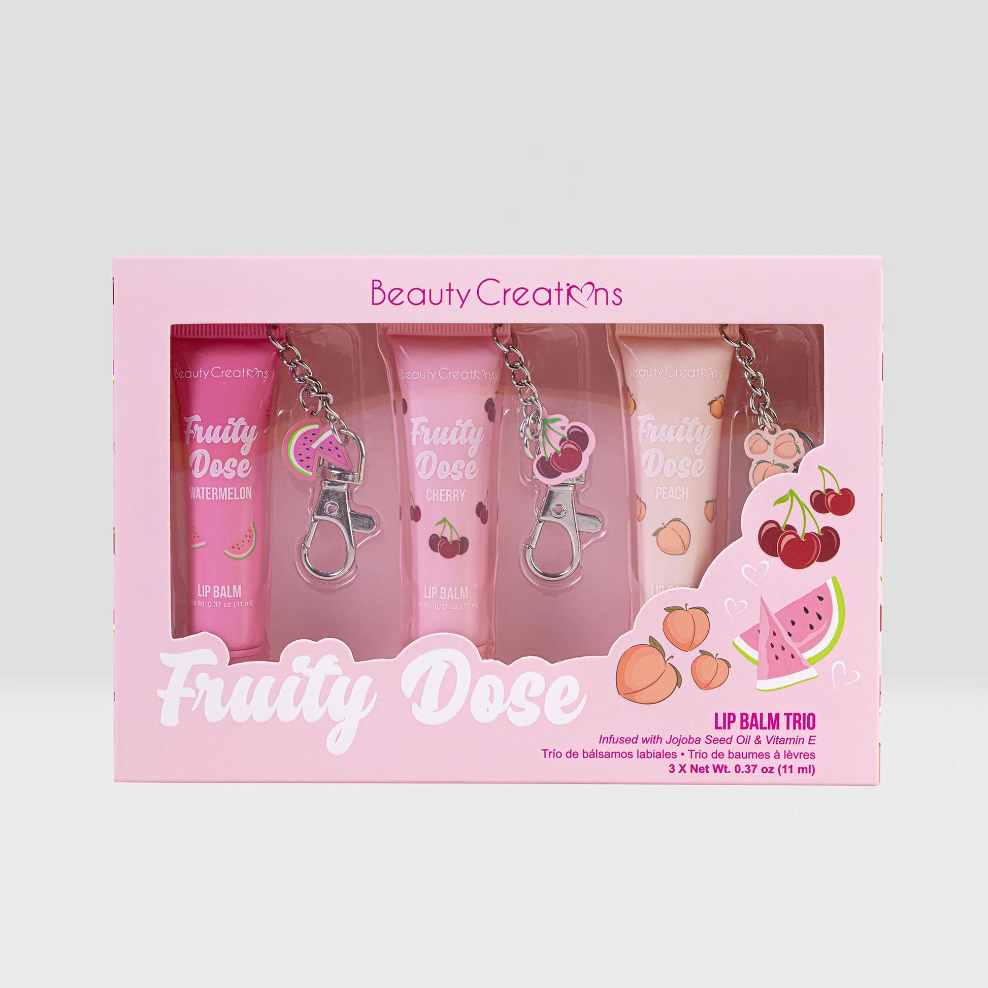 Beauty Creations Fruity Dose Lip Balm Trío Set