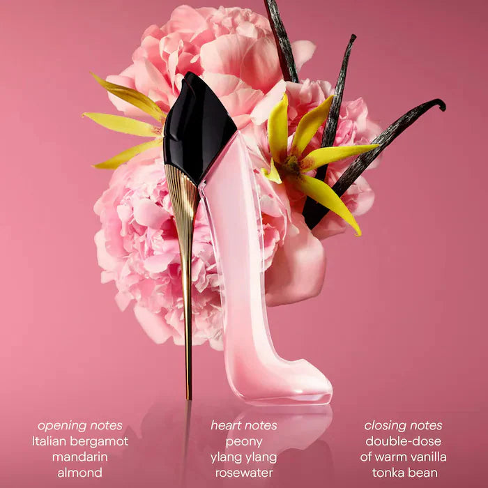 Sephora Favorites Deluxe Perfume Sampler Set + Carolina Herrera Good Girl Parfum Spray Blush