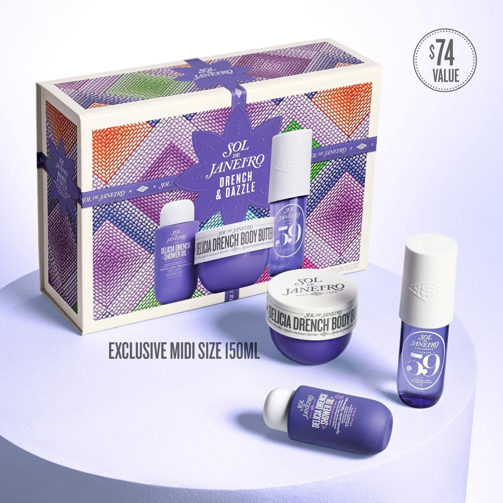 Sol de Janeiro Drench & Dazzle Delícia Drench Body Routine Gift Set