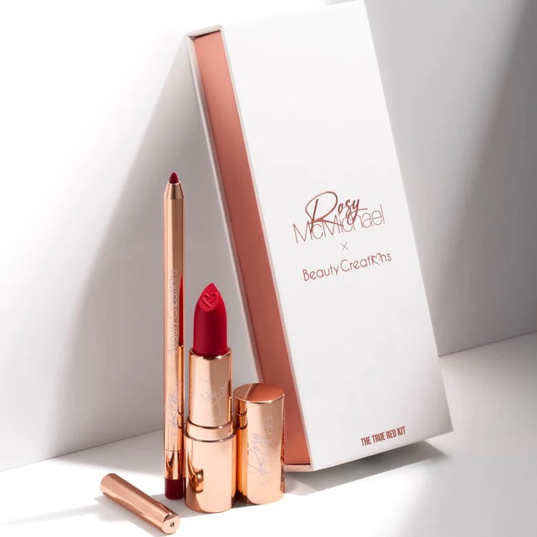 Rosy McMichael x Beauty Creations True Red Lip Kit