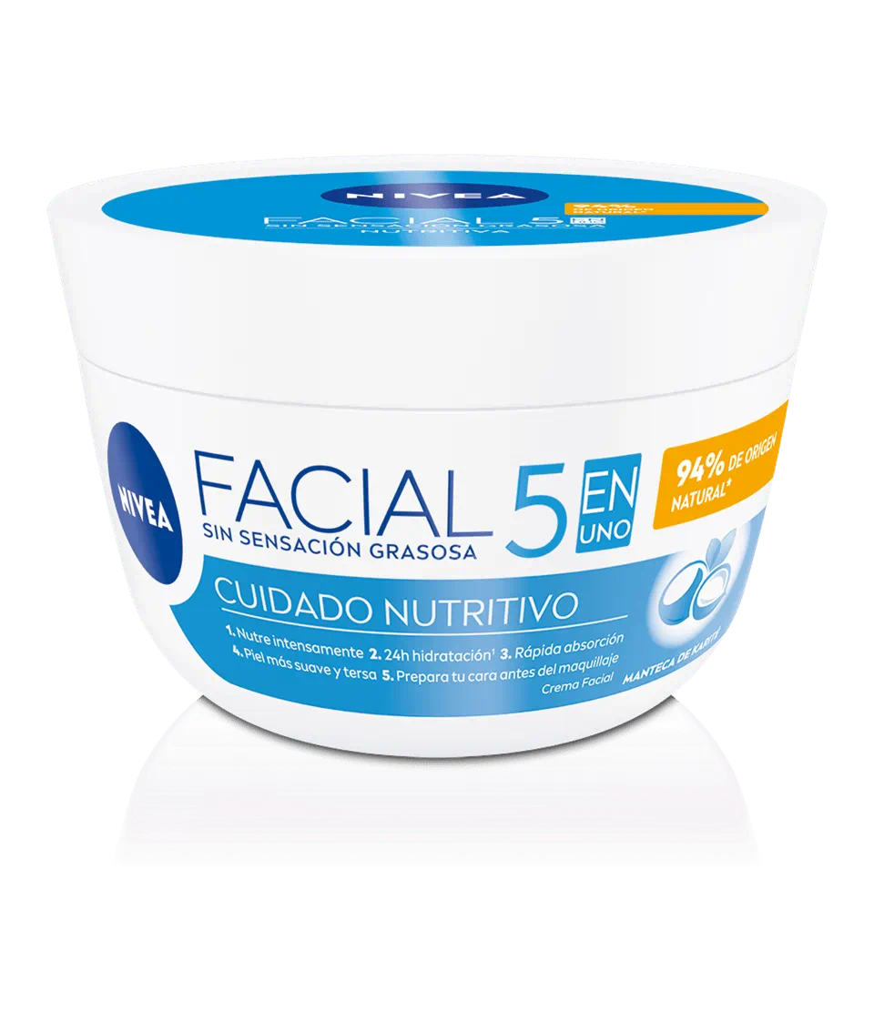 Nivea Facial 5 en 1 Crema Facial Nutritiva