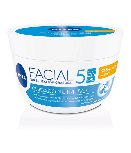 Nivea Facial 5 en 1 Crema Facial Nutritiva