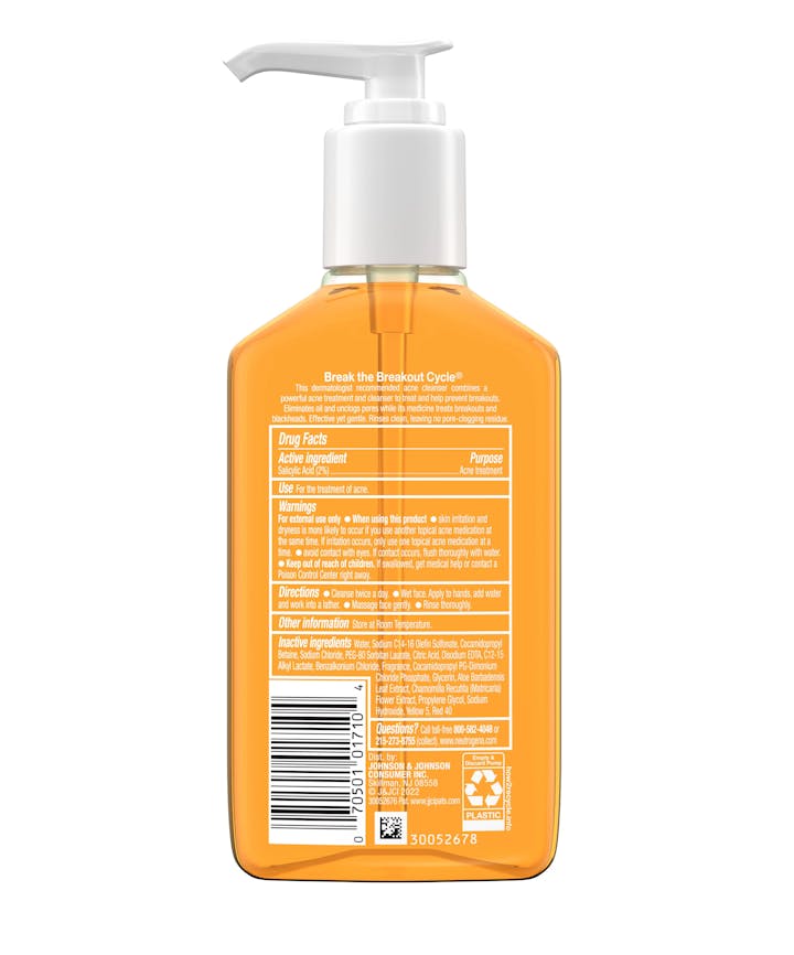 Neutrogena Oil-Free Acne Wash con ácido salicílico