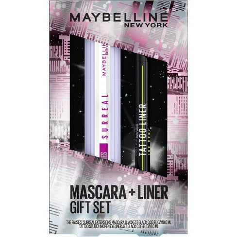 Maybelline Gift Set Surreal Máscara + Tattoo Liner