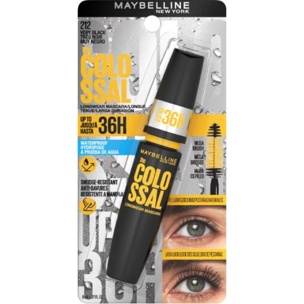 Maybelline Colossal Up 36Hr Máscara de Pestañas