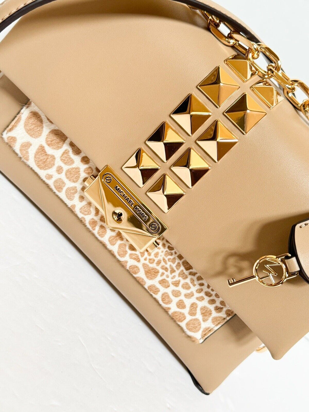 Michael Kors Handbag Flap Camel