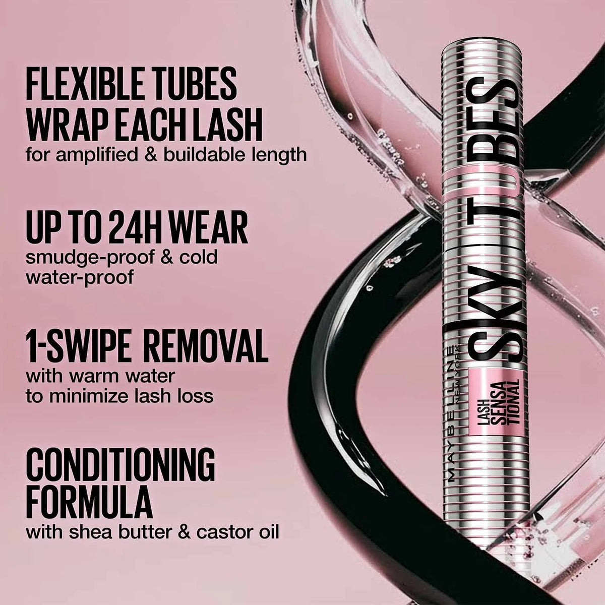 Maybelline Máscara de Pestañas Sky Tubes