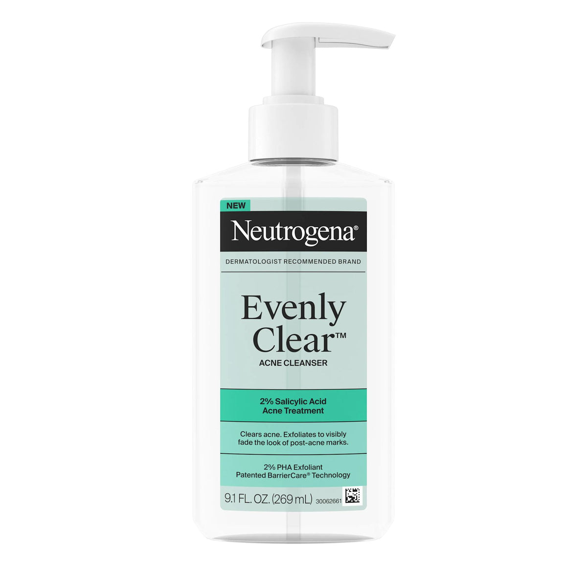 Neutrogena Evenly Clear Acné Cleanser 2% Salicylic Acid