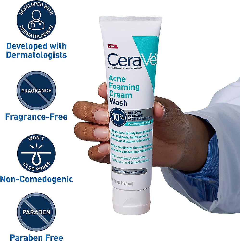 Cerave Acné Foaming Cream Wash 10%