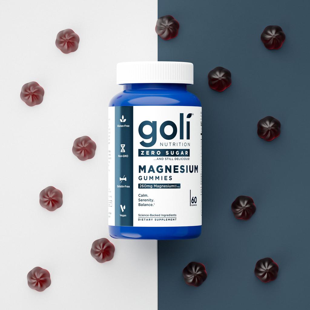 Goli Magnesium Zero Sugar Gummies